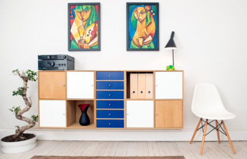installation of DIY furniture